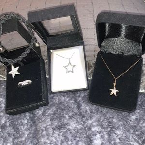 Sterling Silver, 10k Gold Diamond necklaces!